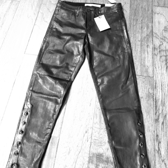 Gap Faux Leather Pants Soft Inside 